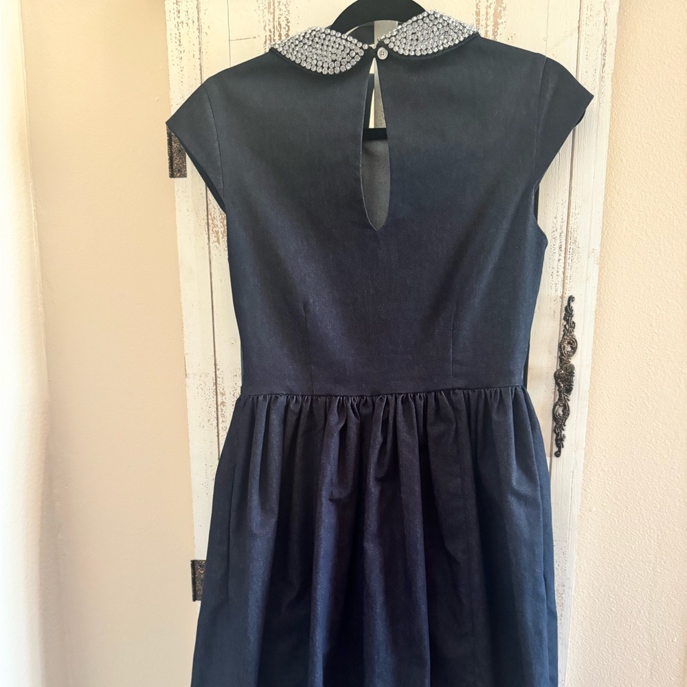 Kate Spade Denim Rhinestone Dress - Picture 7 of 7
